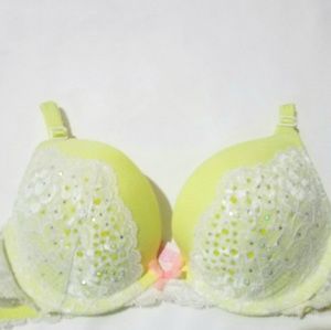 VS Dream Angels yellow bling padded pushup